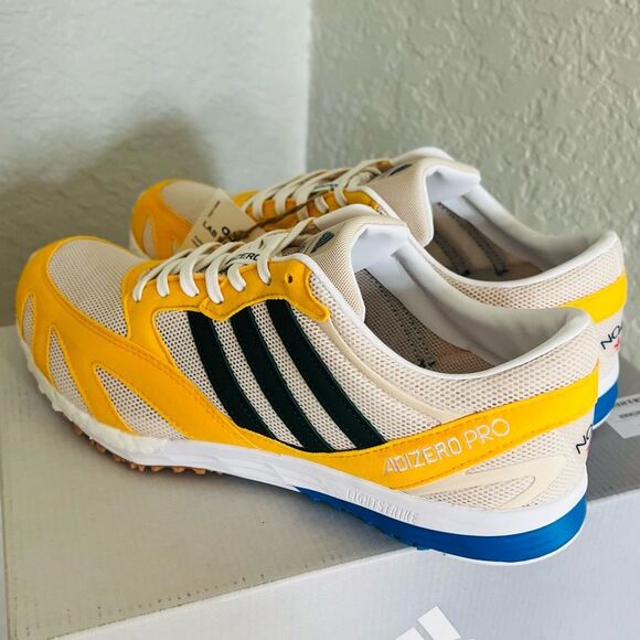 ADIDAS Y-3 Lab Race Noah Men's Running Shoe Sneaker, Yellow/Green Size 9, NWT - Picture 14 of 16